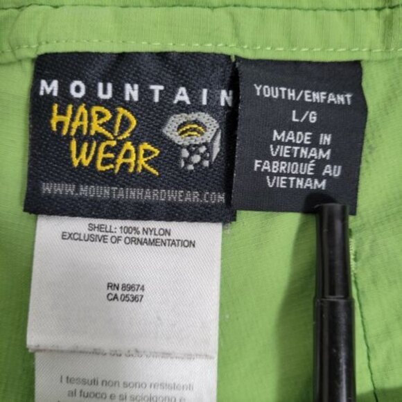 Mountain Hardwear Green Technical Hiking Shorts - Youth L - Picture 5 of 14
